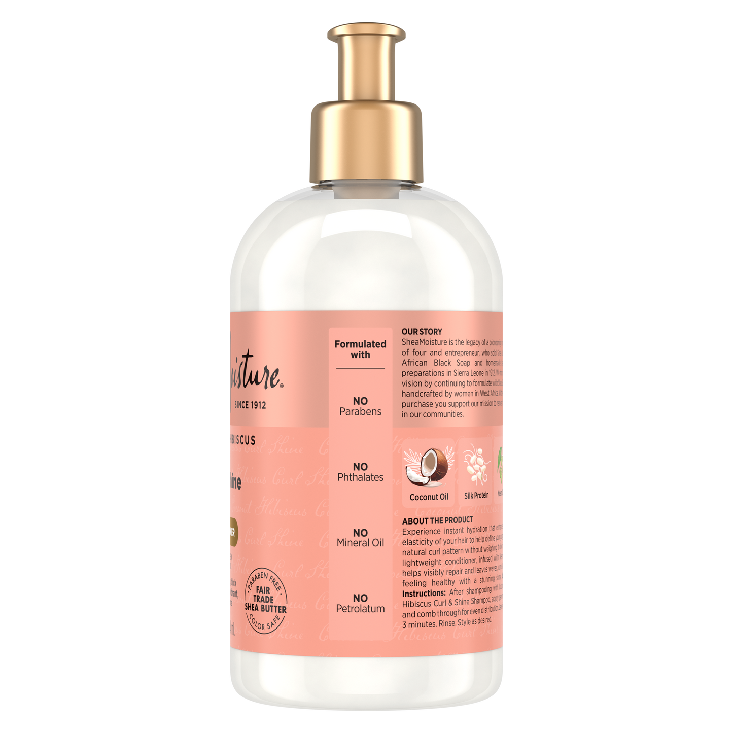 SheaMoisture Acondicionador Coconut & Hibiscus Definición y Brillo 384 ml