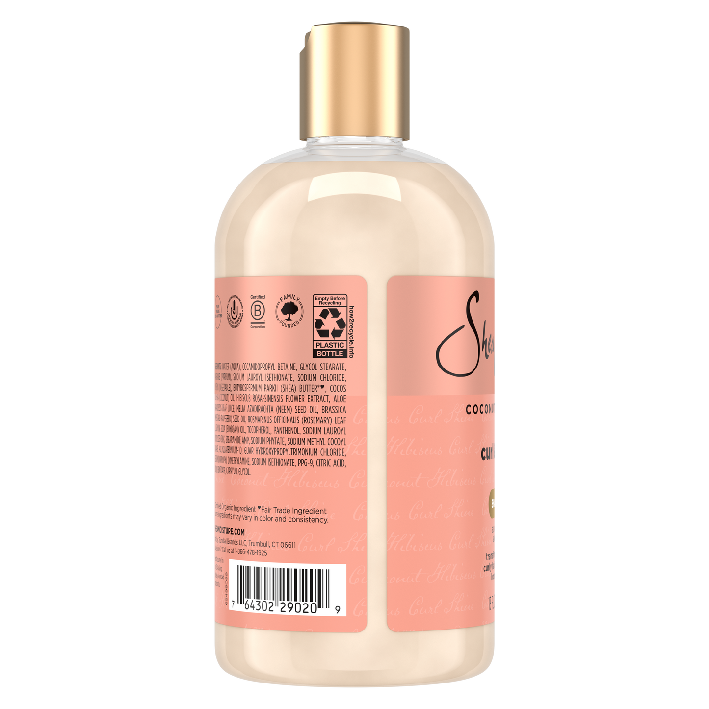 SheaMoisture Champú Coconut & Hibiscus Rizos y Brillo 13 oz