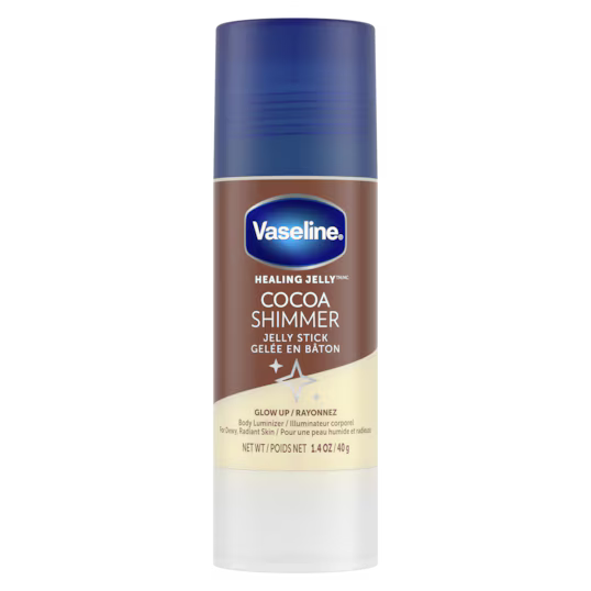 Vaseline Cocoa Shimmer Jelly Stick Hidratación Luminosa 40 g