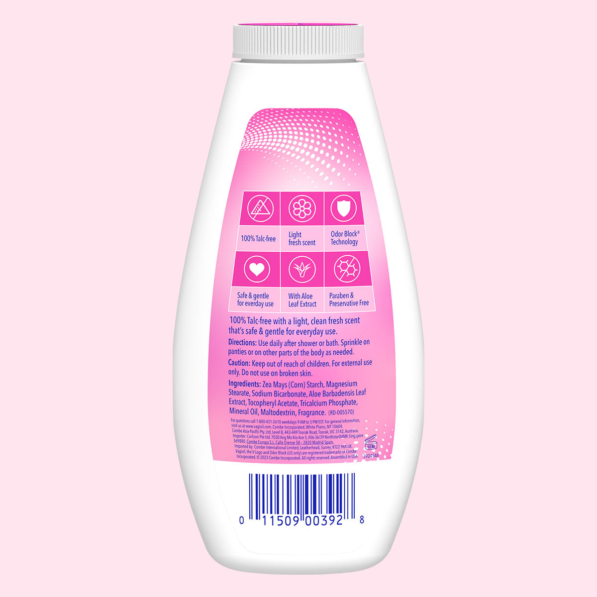Vagisil Polvo Desodorante Odor Block Protección contra el Olor 227g