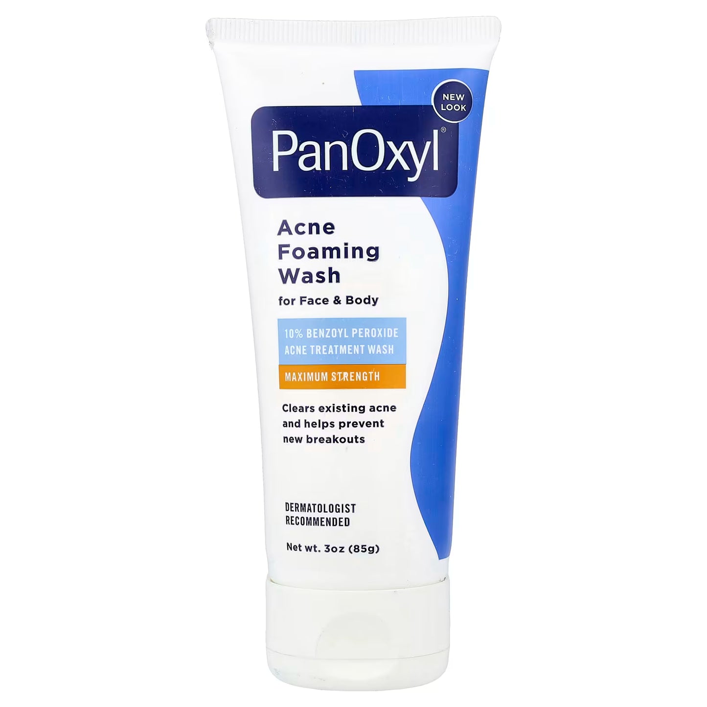 PanOxyl Acne Foaming Wash Limpiador Facial y Corporal 10% Benzoyl Peroxide 3 oz