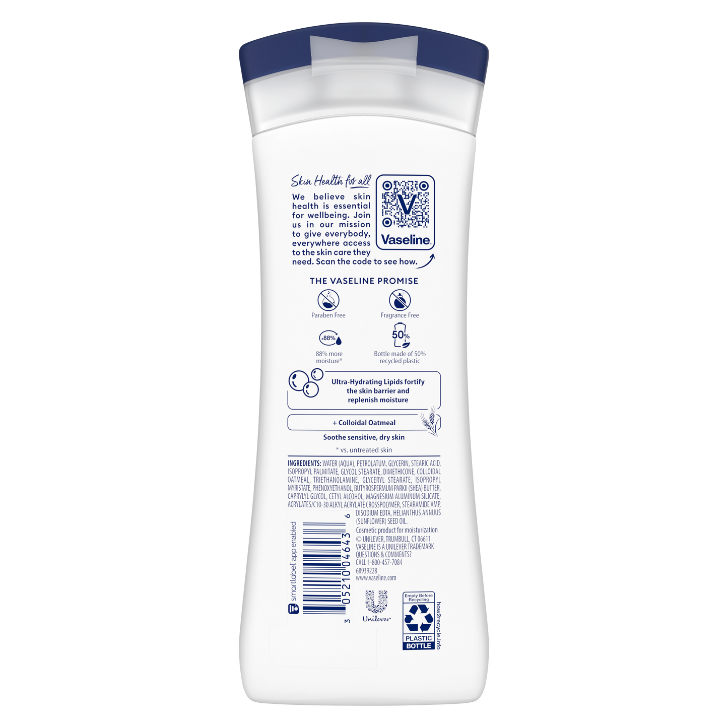 Vaseline Intensive Care Sensitive Skin Relief Alivio para Piel Seca 20.3 oz