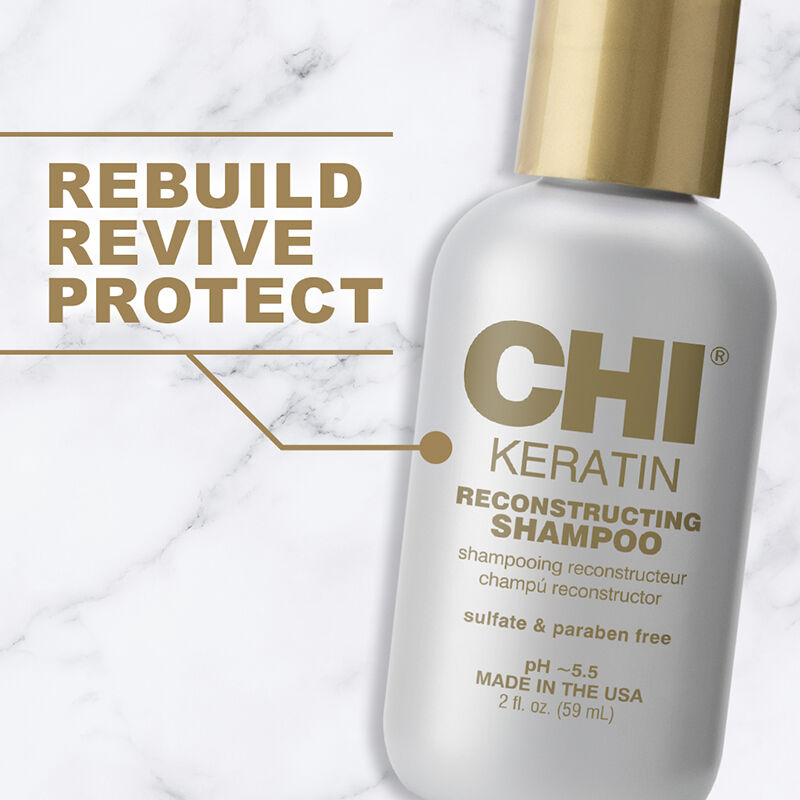 CHI Keratin Reconstructing Shampoo Reparación y Brillo 2 oz | CHI0220