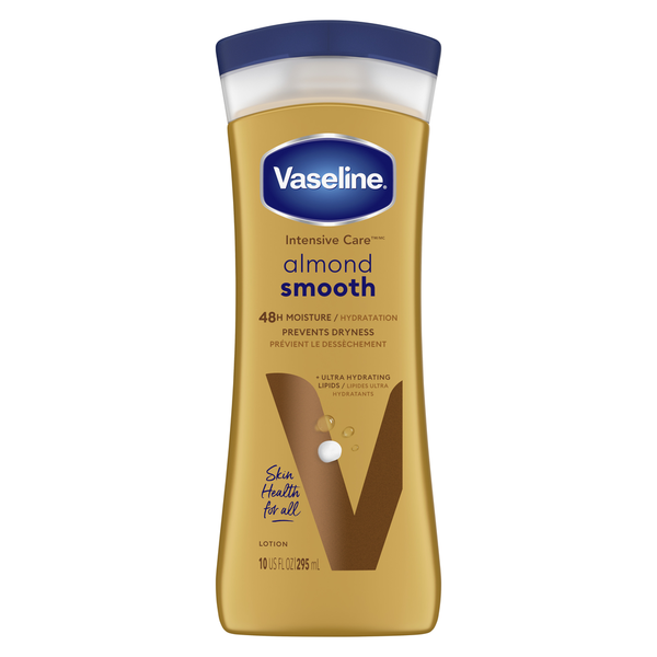 Vaseline Intensive Care Almond Smooth Lotion 90 % Hidratación 10 Oz