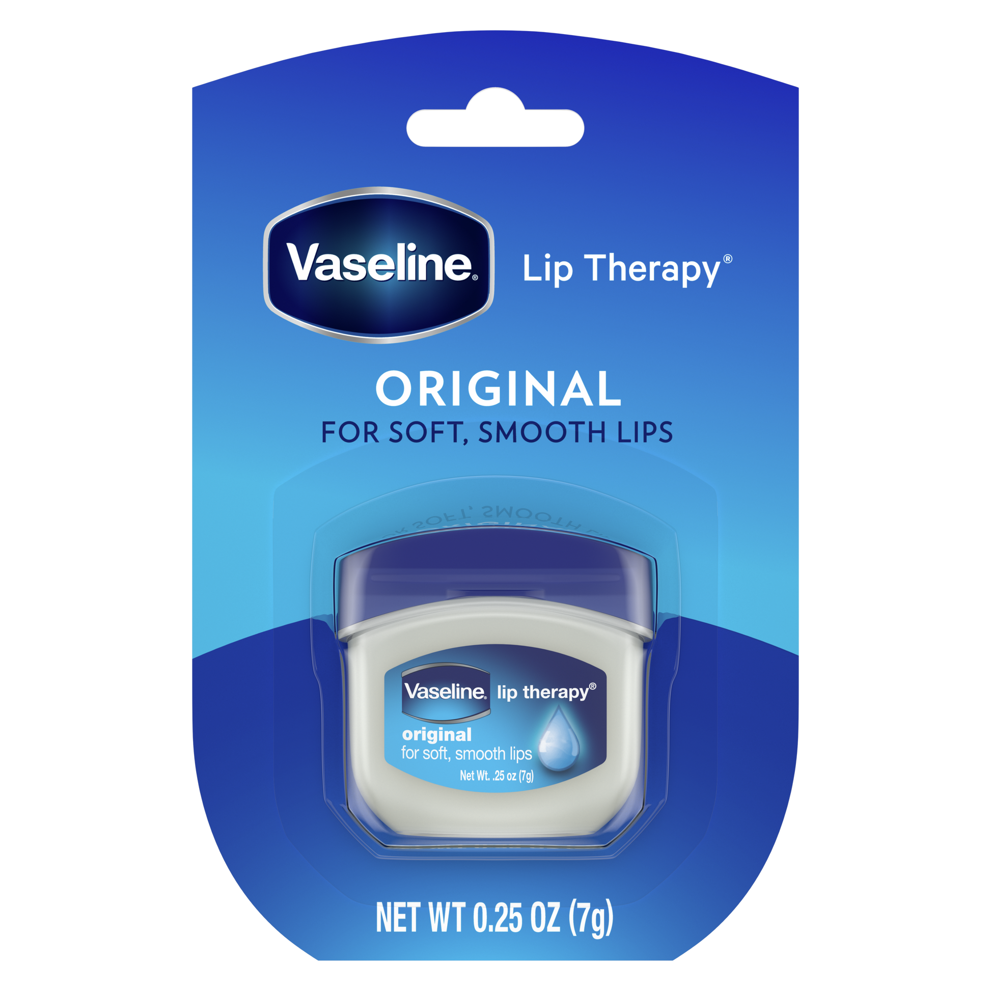 Vaseline Lip Therapy Original Mini Hidratación Duradera .25 oz