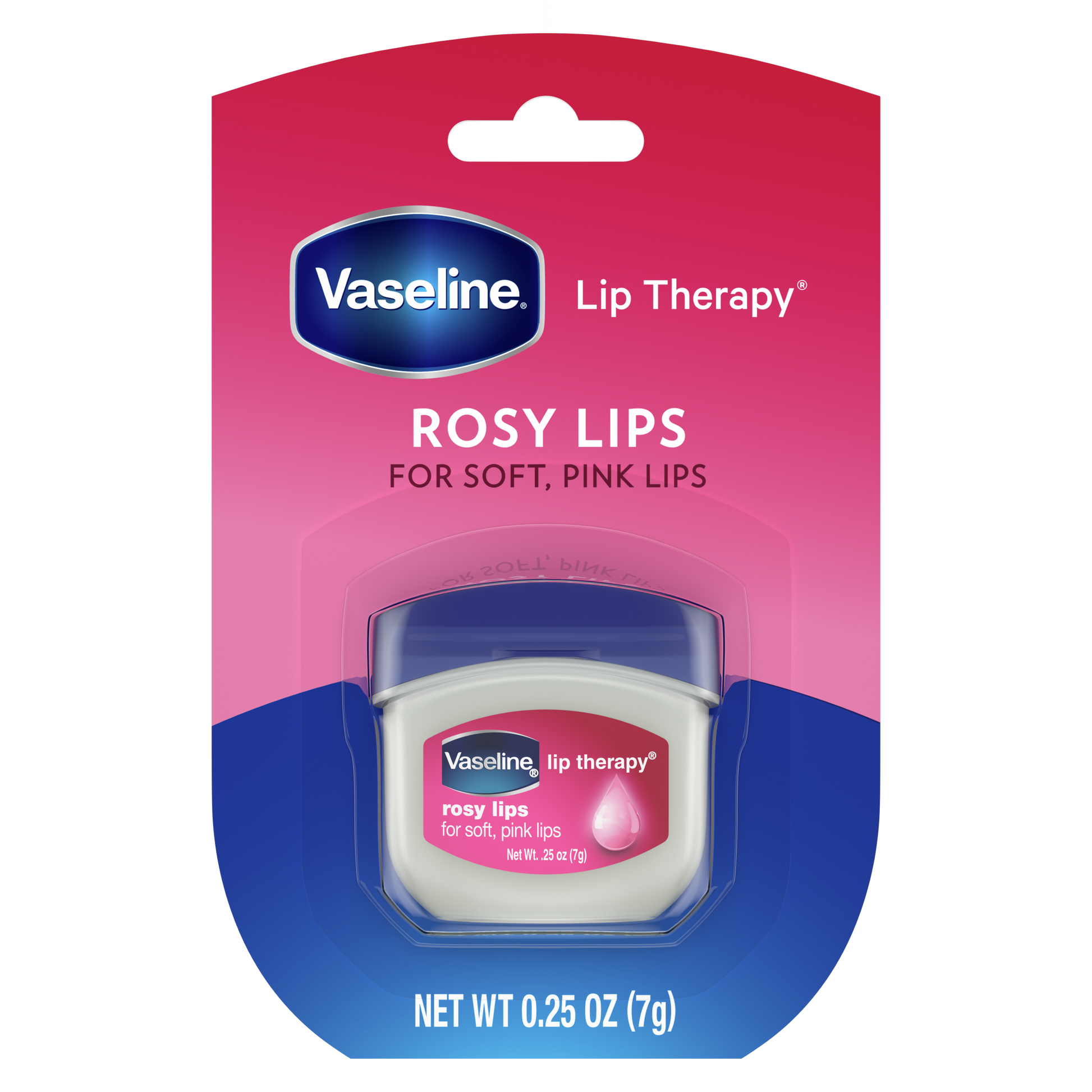 Vaseline Lip Therapy Rosy Mini Hidratación y Brillo Natural 7g