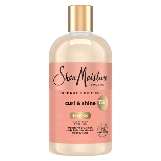 SheaMoisture Champú Coconut & Hibiscus Rizos y Brillo 13 oz