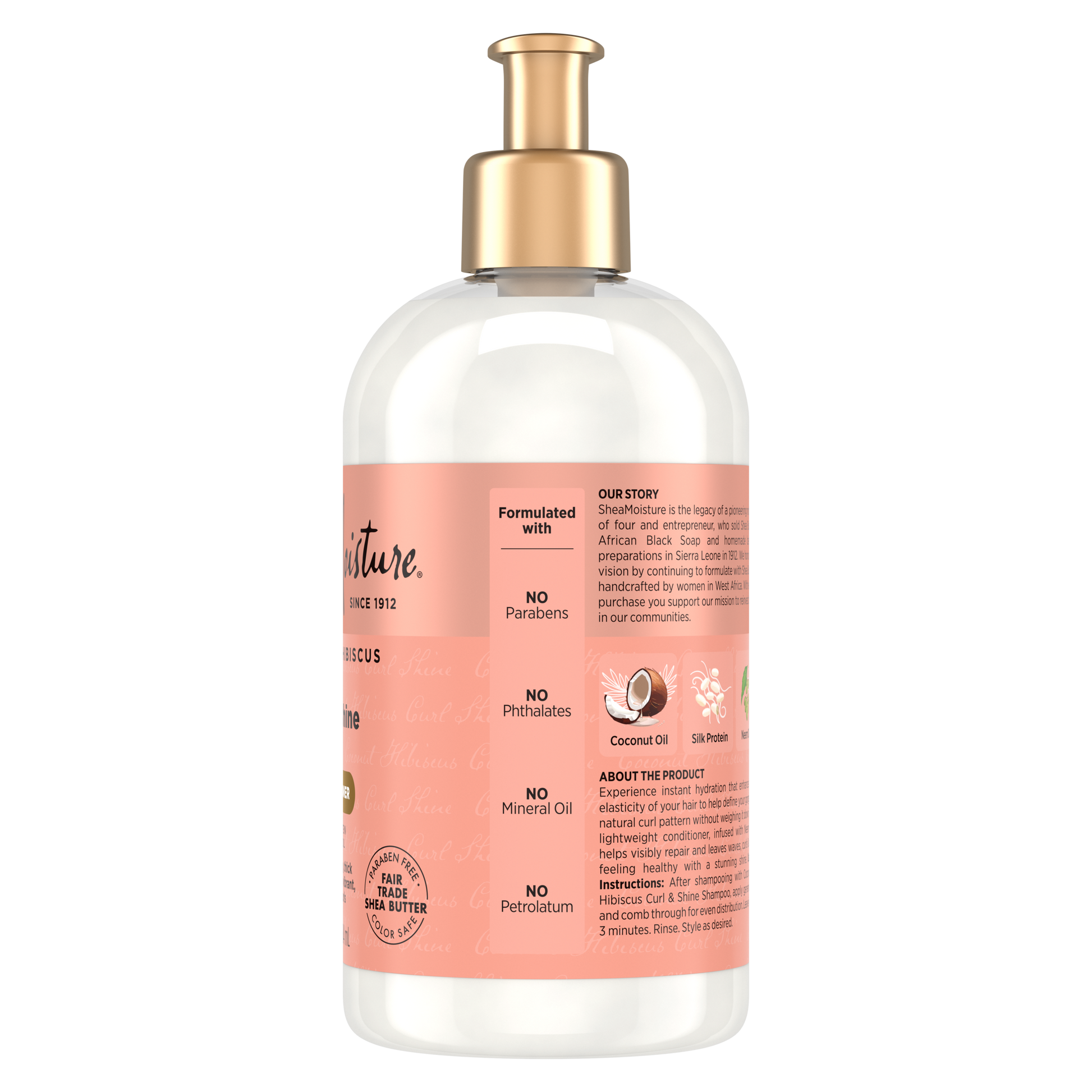 SheaMoisture Acondicionador Coconut & Hibiscus Definición y Brillo 384 ml