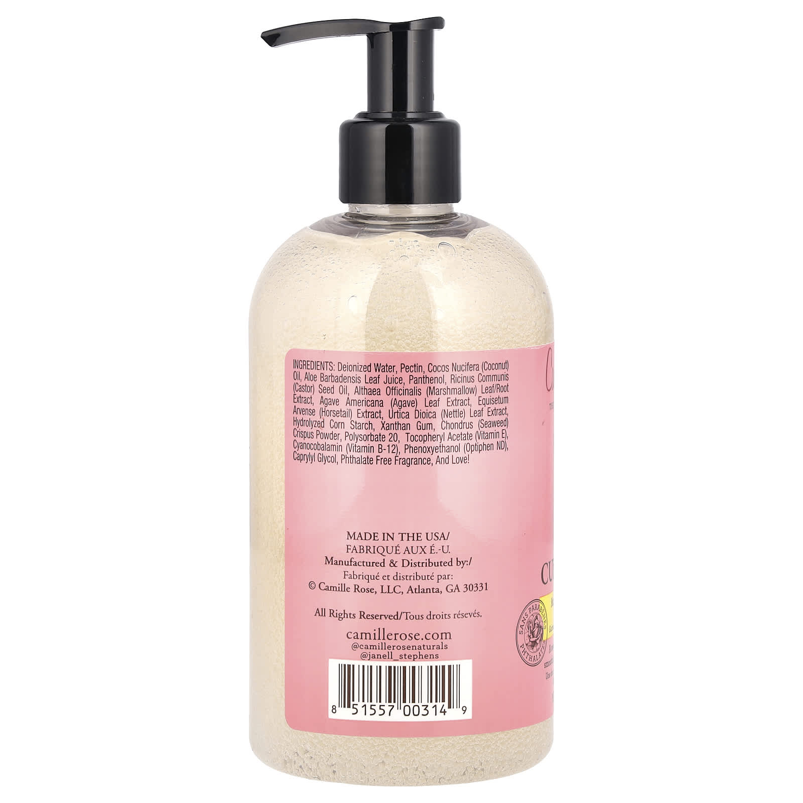 Camille Rose Curl Maker Definidor de Rizos 355 ml