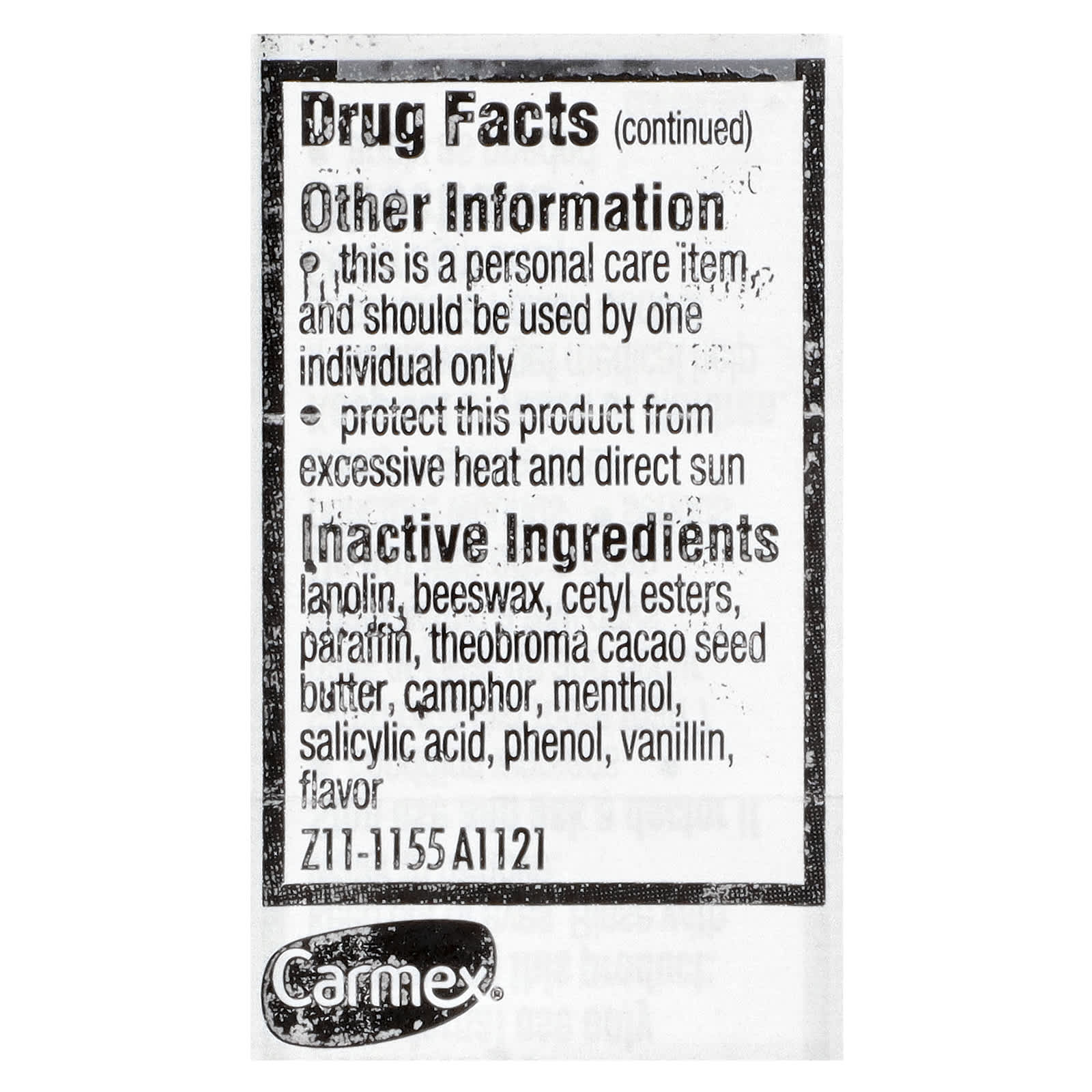 Carmex Bálsamo Labial Clásico Medicinal Alivio y Protección 7 g