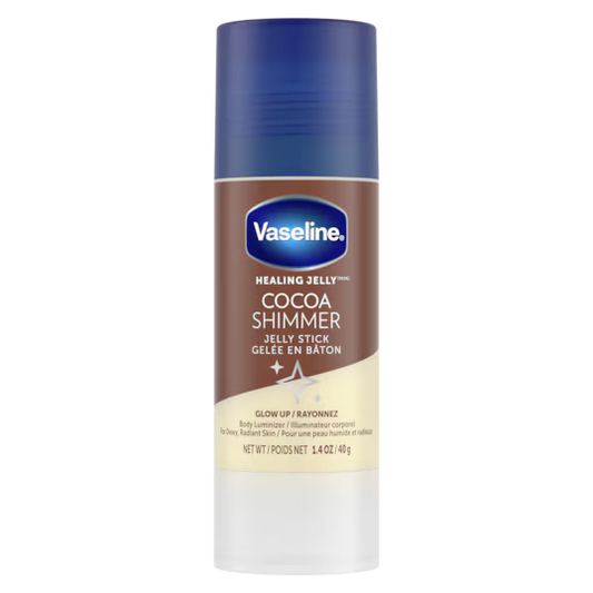 Vaseline Cocoa Shimmer Jelly Stick Hidratación Luminosa 40 g