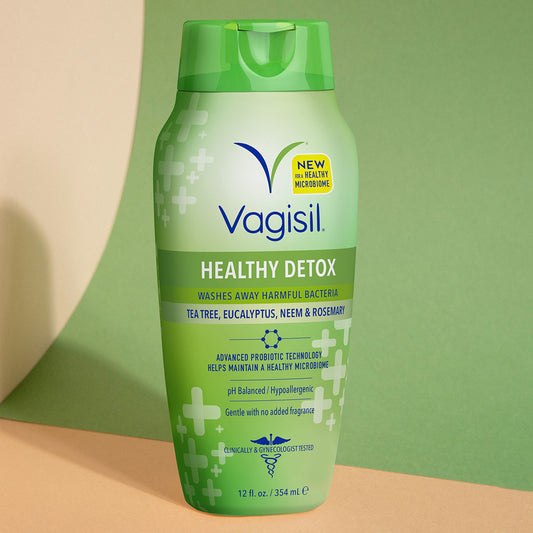 Vagisil Healthy Detox Daily Therapeutic Wash Limpieza Profunda 355ml