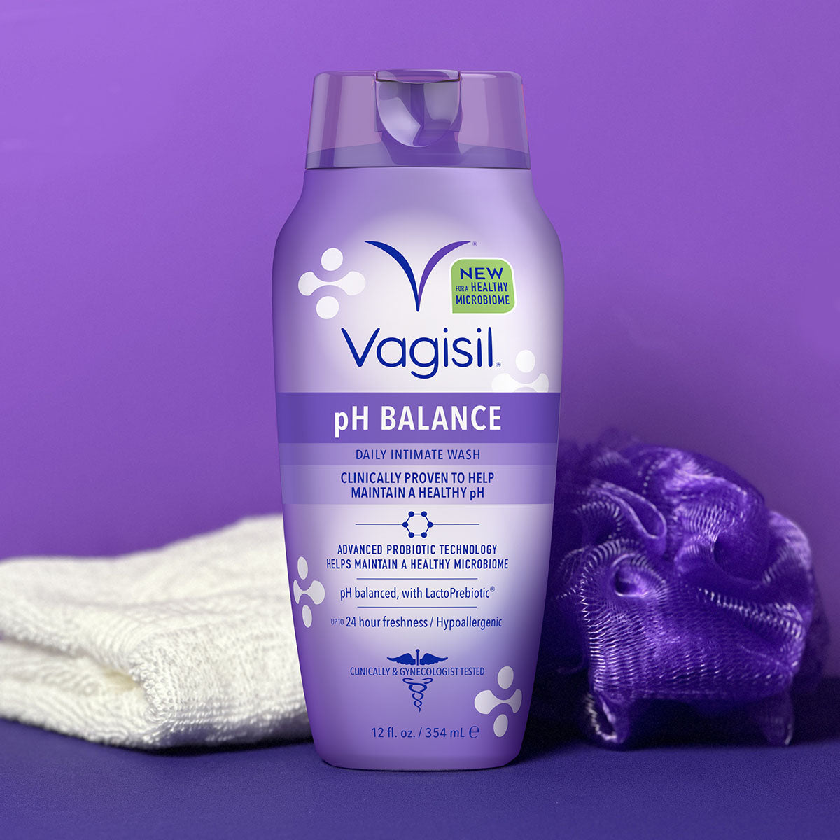 Vagisil pH Balance Daily Therapeutic Wash Limpieza Equilibrada y Frescura Diaria 354 ml