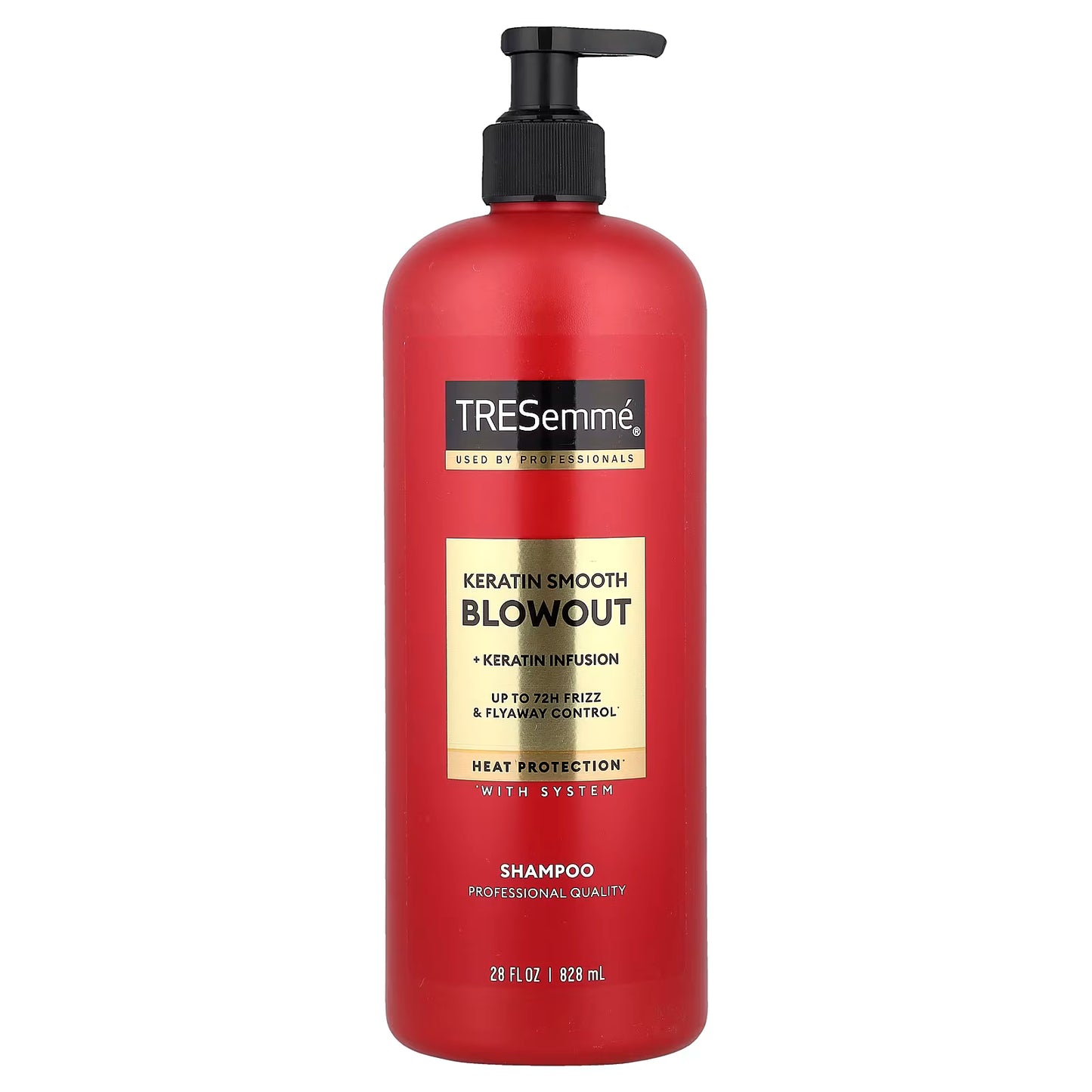 TRESemmé Champú Keratin Smooth Blowout Control Frizz 72h 828 ml