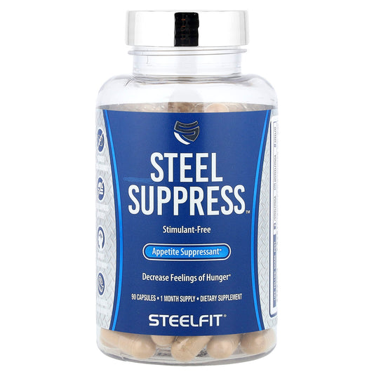 SteelFit Steel Suppress™ Supresor del Apetito 90 Cápsulas | STF-05021