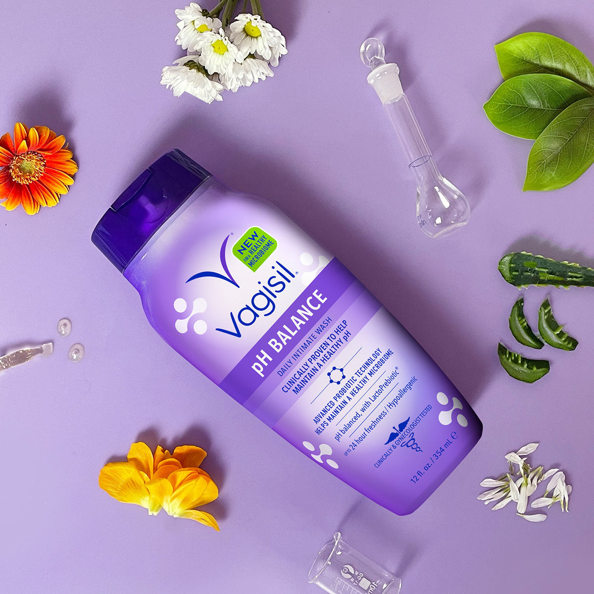 Vagisil pH Balance Daily Therapeutic Wash Limpieza Equilibrada y Frescura Diaria 354 ml