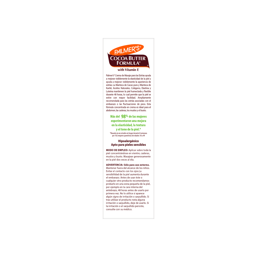 Palmers Crema Concentrada de Masaje para Estrías Prevención 125g