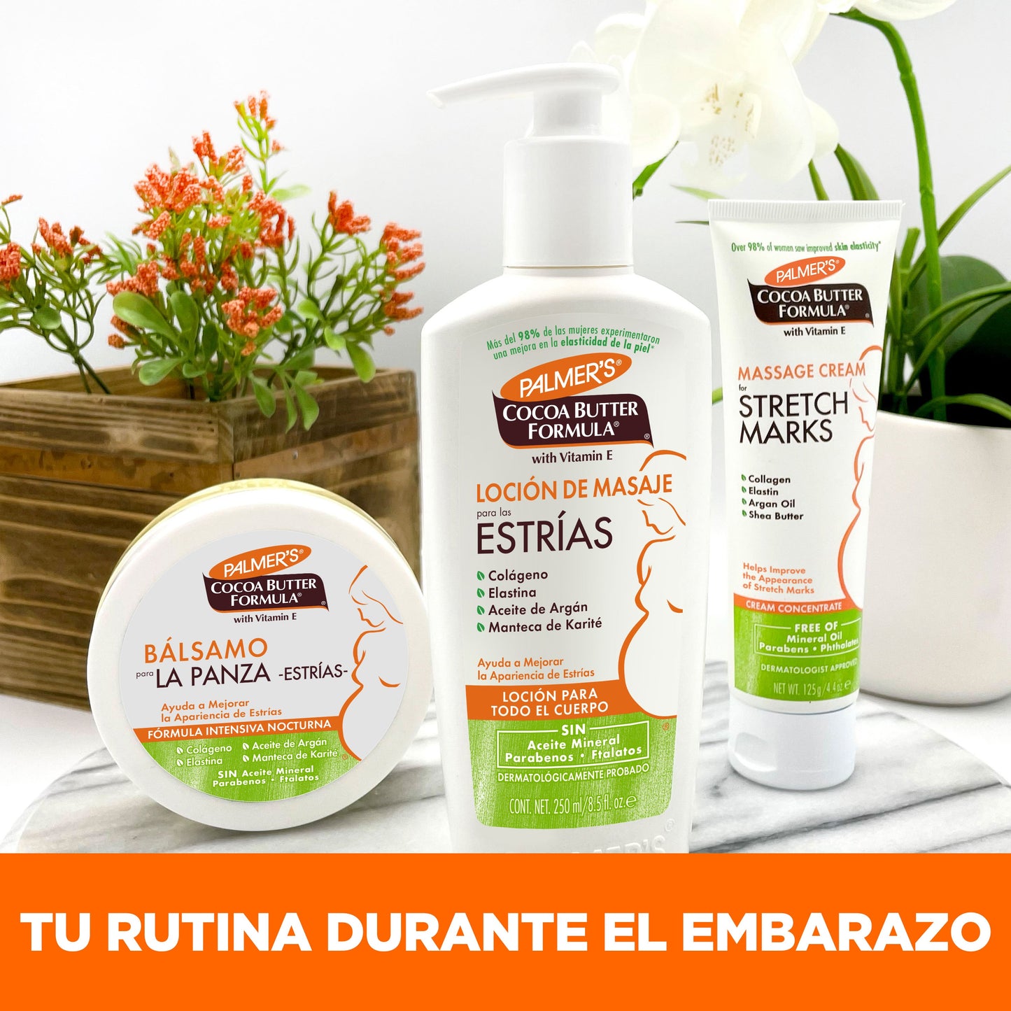Palmers Crema Concentrada de Masaje para Estrías Prevención 125g
