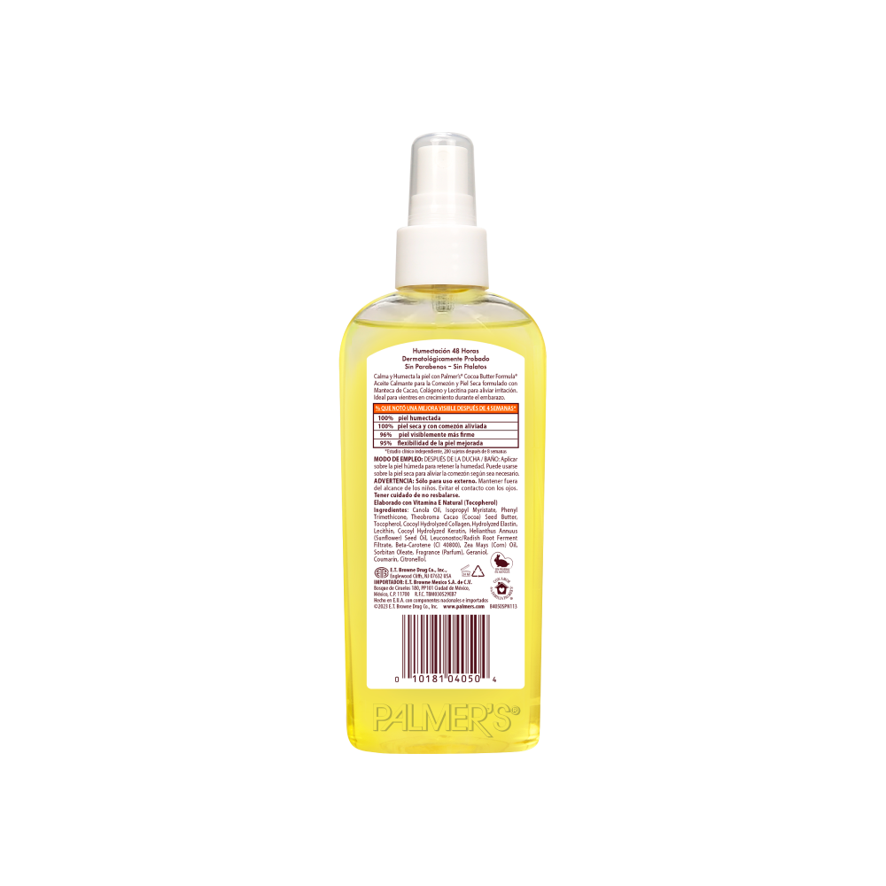 Palmer's Cocoa Butter Formula Aceite Calmante Alivio para la Comezón 150ml