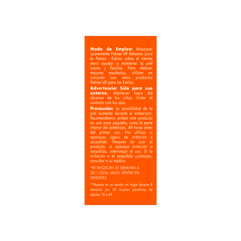 Palmer's Bálsamo Panza – Mejora Elasticidad – 125 g