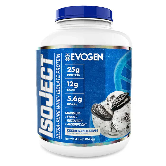Evogen IsoJect Proteína Aislada de Suero 4 Lbs