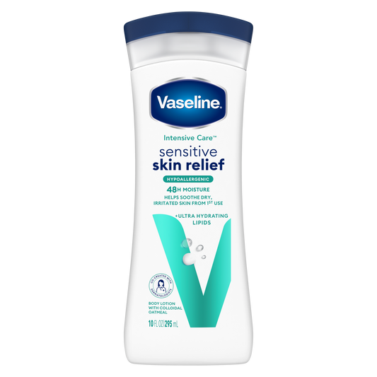Vaseline Intensive Care Sensitive Skin Relief Alivio para Piel Seca 20.3 oz