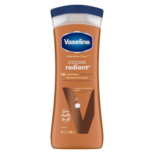 Vaseline Intensive Care Cocoa Radiant Hidratación 90% Más 10 Oz