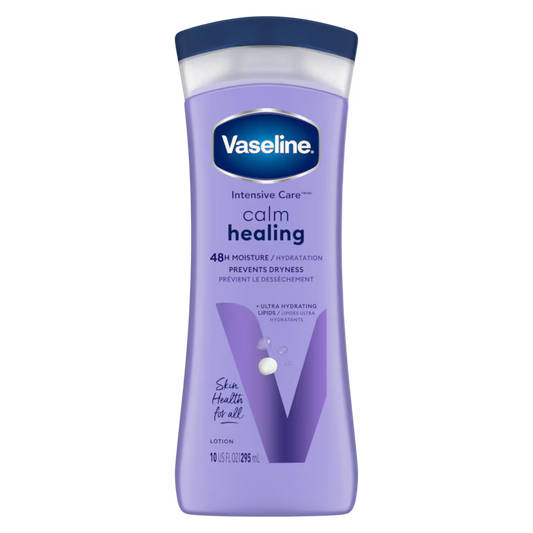 Vaseline Intensive Care Calm Healing Lotion Calma Piel Seca 10oz
