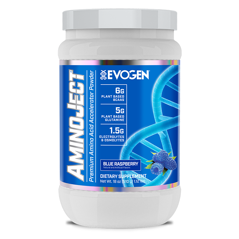 Evogen Nutrition AminoJect BCAA Recuperación y Hidratación 30 Servicios