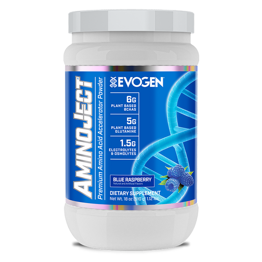 Evogen Nutrition AminoJect BCAA Recuperación y Hidratación 30 Servicios