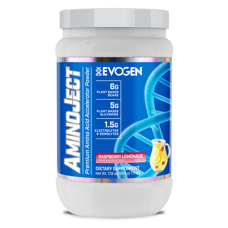 Evogen Nutrition AminoJect BCAA Recuperación y Hidratación 30 Servicios