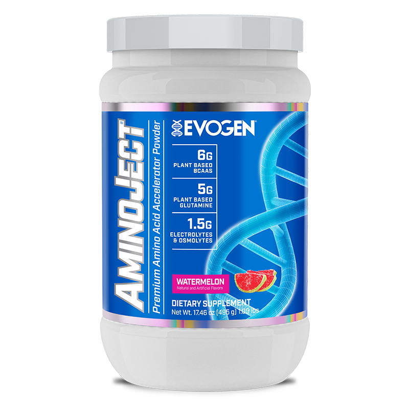 Evogen Nutrition AminoJect BCAA Recuperación y Hidratación 30 Servicios