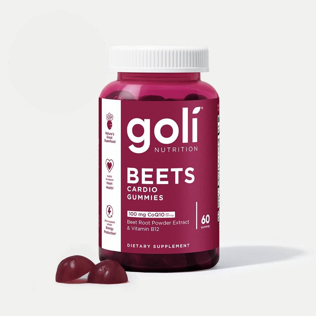 Goli Beets Cardio Gummies Salud Cardiovascular 60 Gomitas