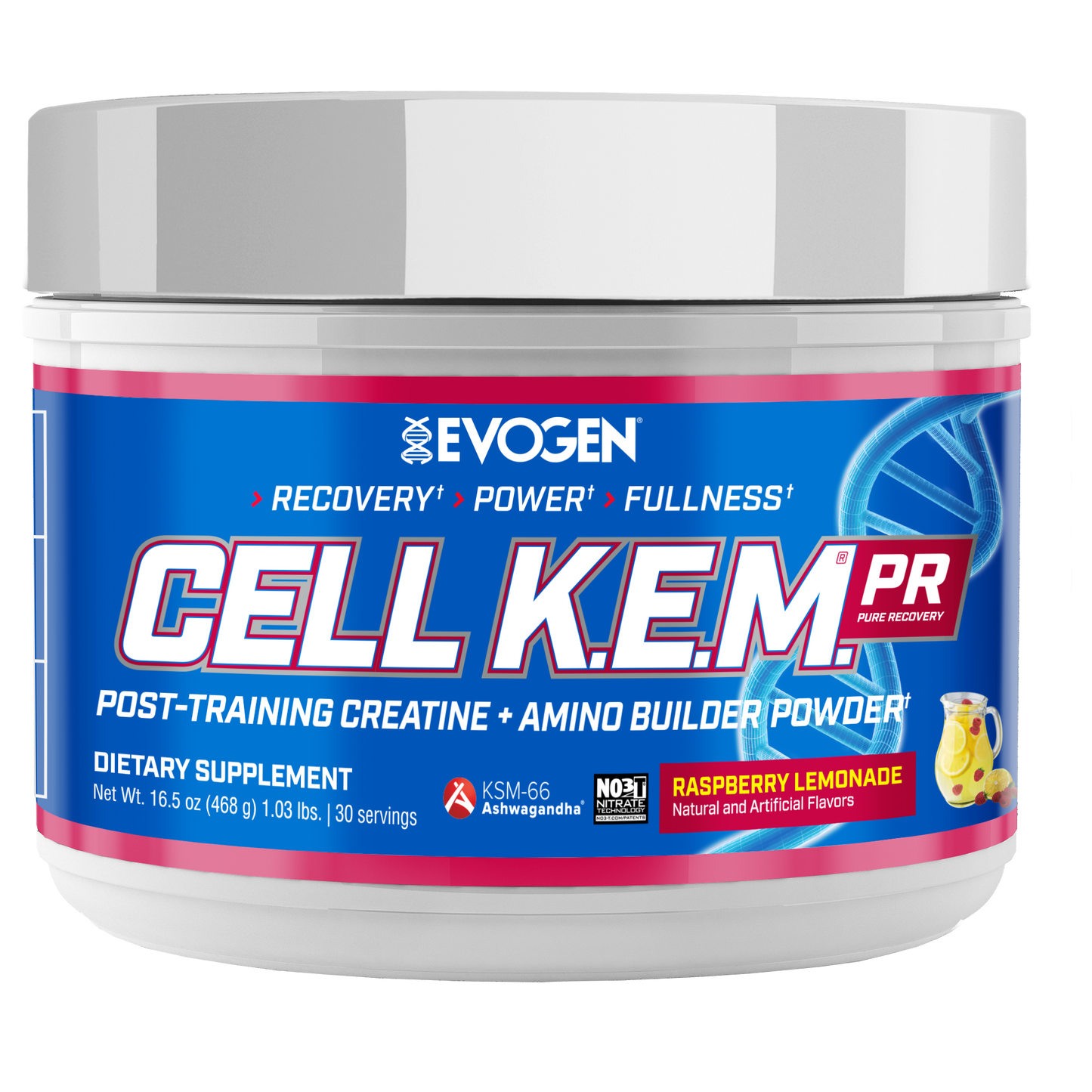 Evogen Nutrition Cell K.E.M. PR Recuperación Muscular 30 Servicios