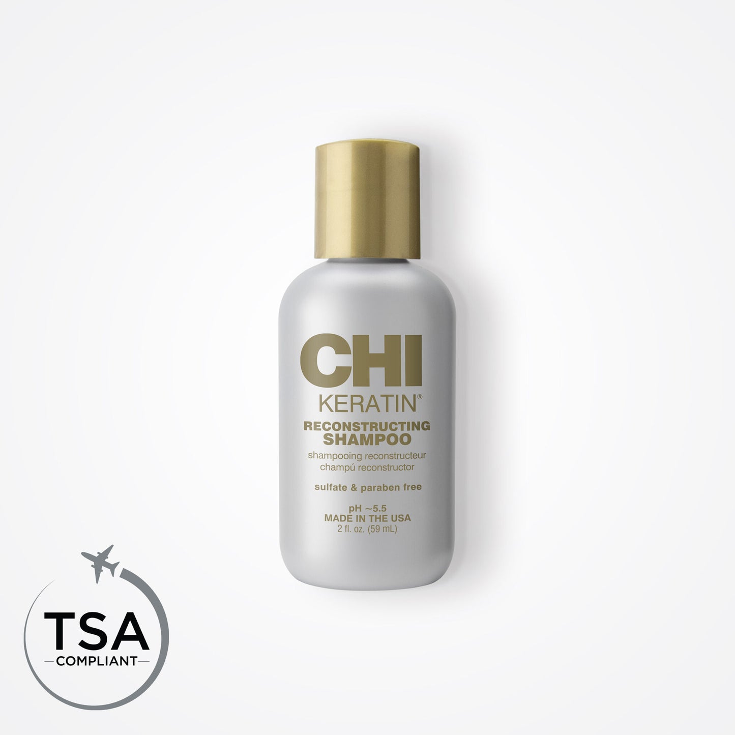 CHI Keratin Reconstructing Shampoo Reparación y Brillo 2 oz | CHI0220