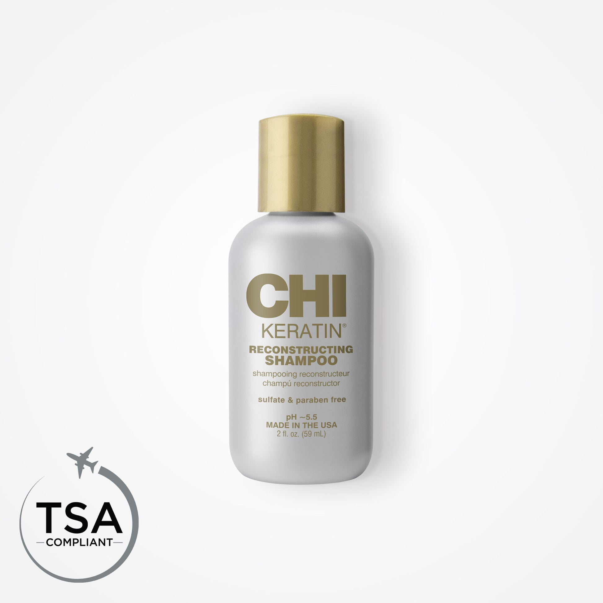 CHI Keratin Reconstructing Shampoo Reparación y Brillo 2 oz | CHI0220
