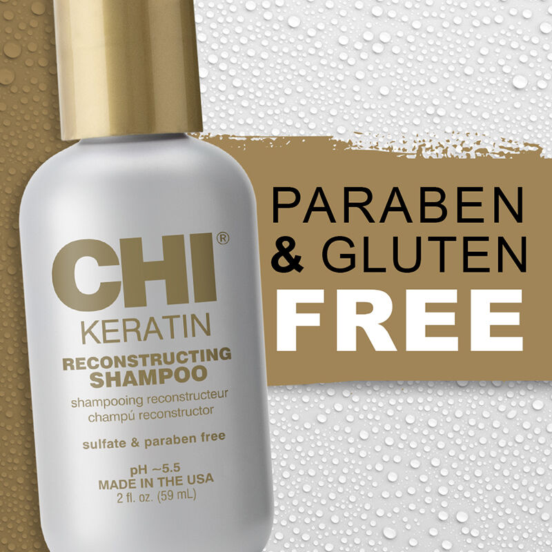 CHI Keratin Reconstructing Shampoo Reparación y Brillo 2 oz | CHI0220