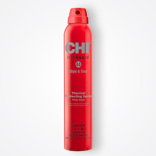 CHI 44 Iron Guard Spray Fijación Firme Protección Térmica 10 oz