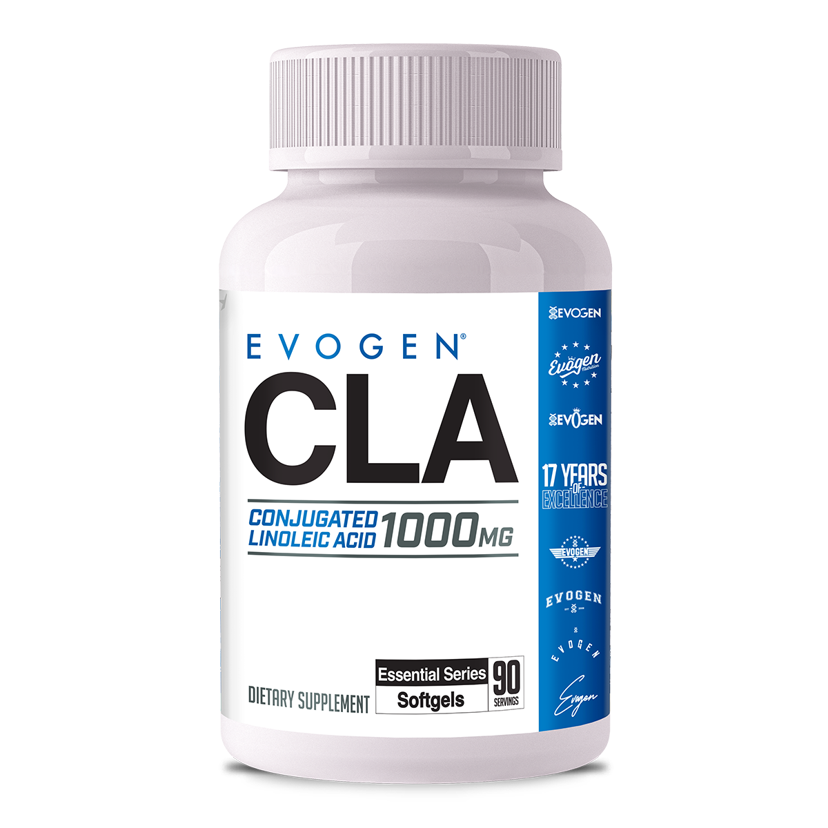 Evogen Nutrition CLA - Conjugated Linoleic Acid Apoyo a la Composición Corporal 90 Cápsulas