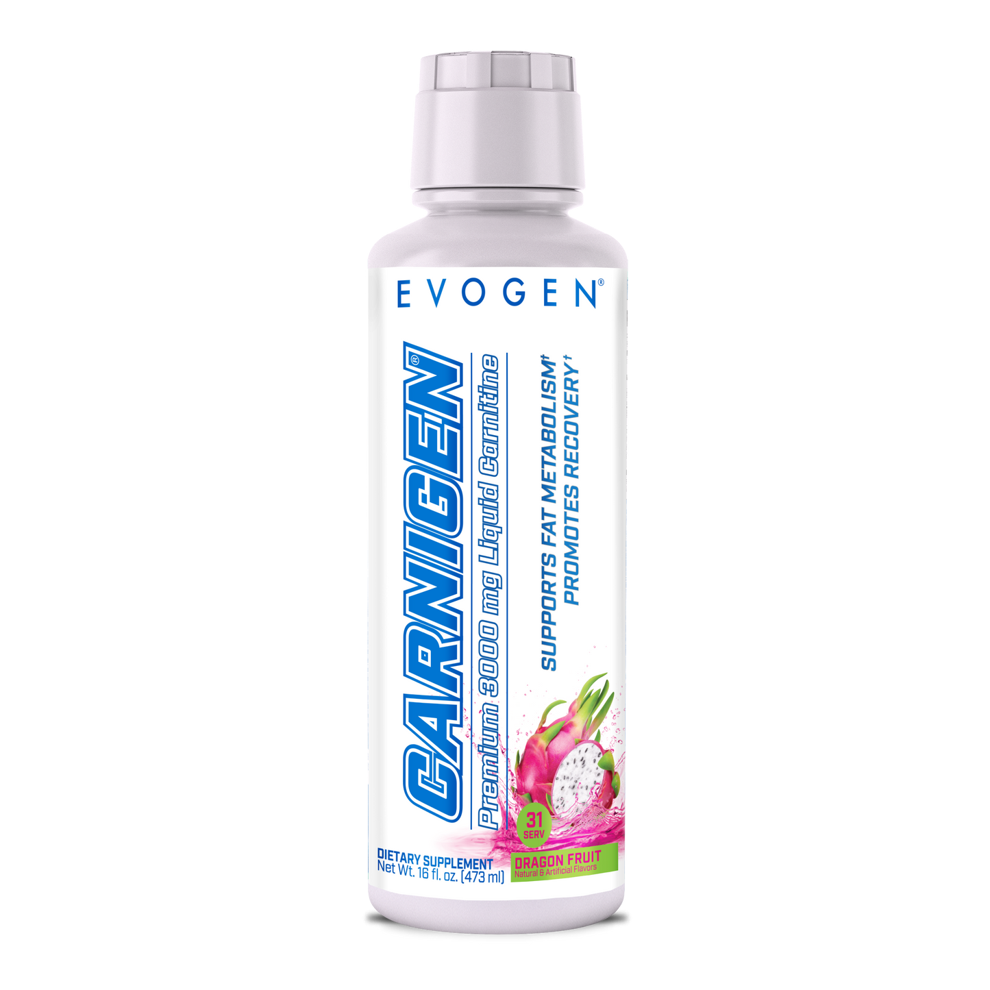 Evogen Carnigen Premium Liquid Carnitine Energía y Metabolismo 31 Servicios