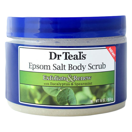DRTEAL'S Exfoliante Eucalipto Menta 16 OZ Sal Epsom
