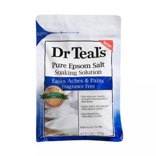 DR TEAL'S Alivia Dolores y Molestias sin Fragancia 4 LBS