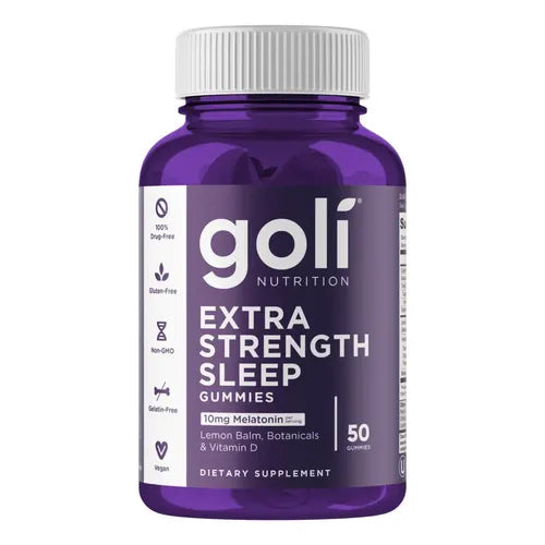 Goli Extra-Strength Sleep Gummies Deep Rest Support 50 gomitas Melatonina