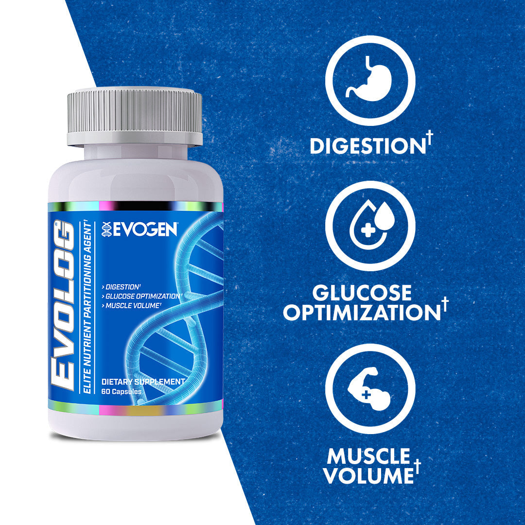Evogen Nutrition Evolog Cheat Meal Gains Soporte de Carbohidratos 60 Cápsulas