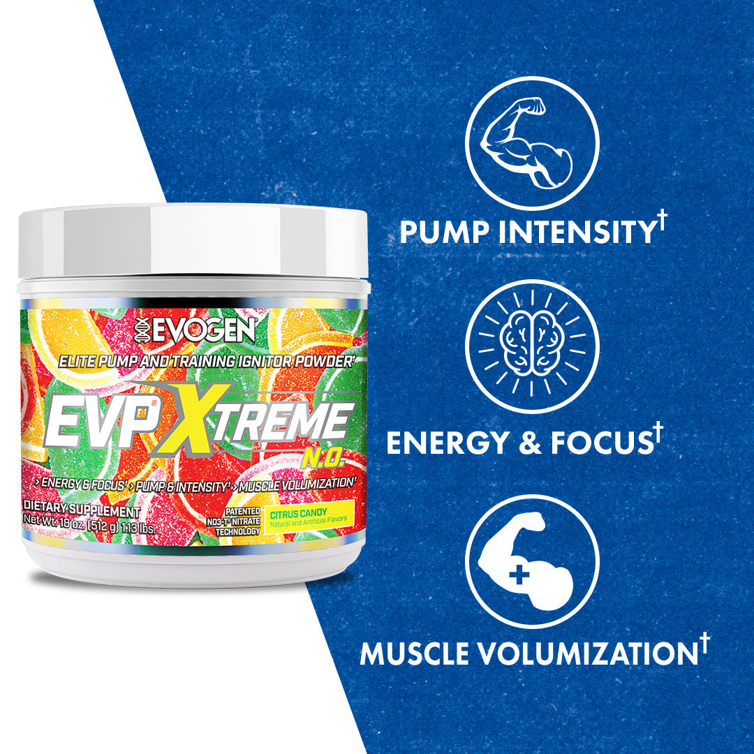 Evogen EVP Xtreme N.O. Pre-Entreno de Alta Estimulación 30 Servicios