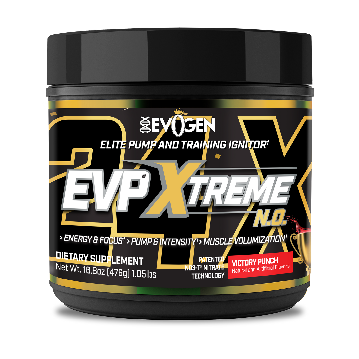 Evogen EVP Xtreme N.O. Pre-Entreno de Alta Estimulación 30 Servicios