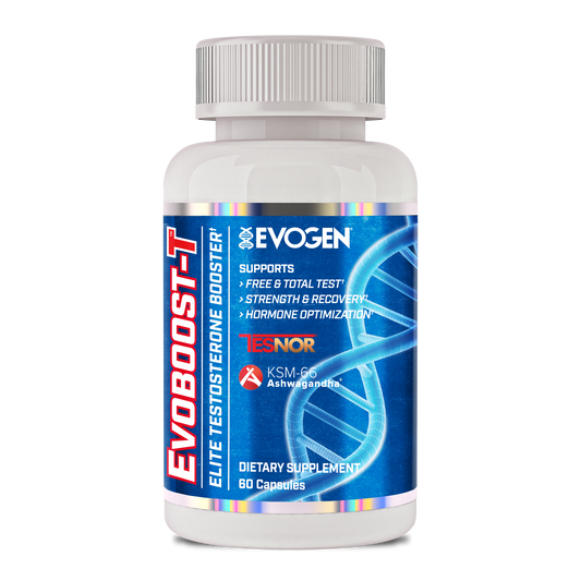 Evogen Nutrition Evoboost-T Potenciador de Testosterona Natural 60 Cápsulas