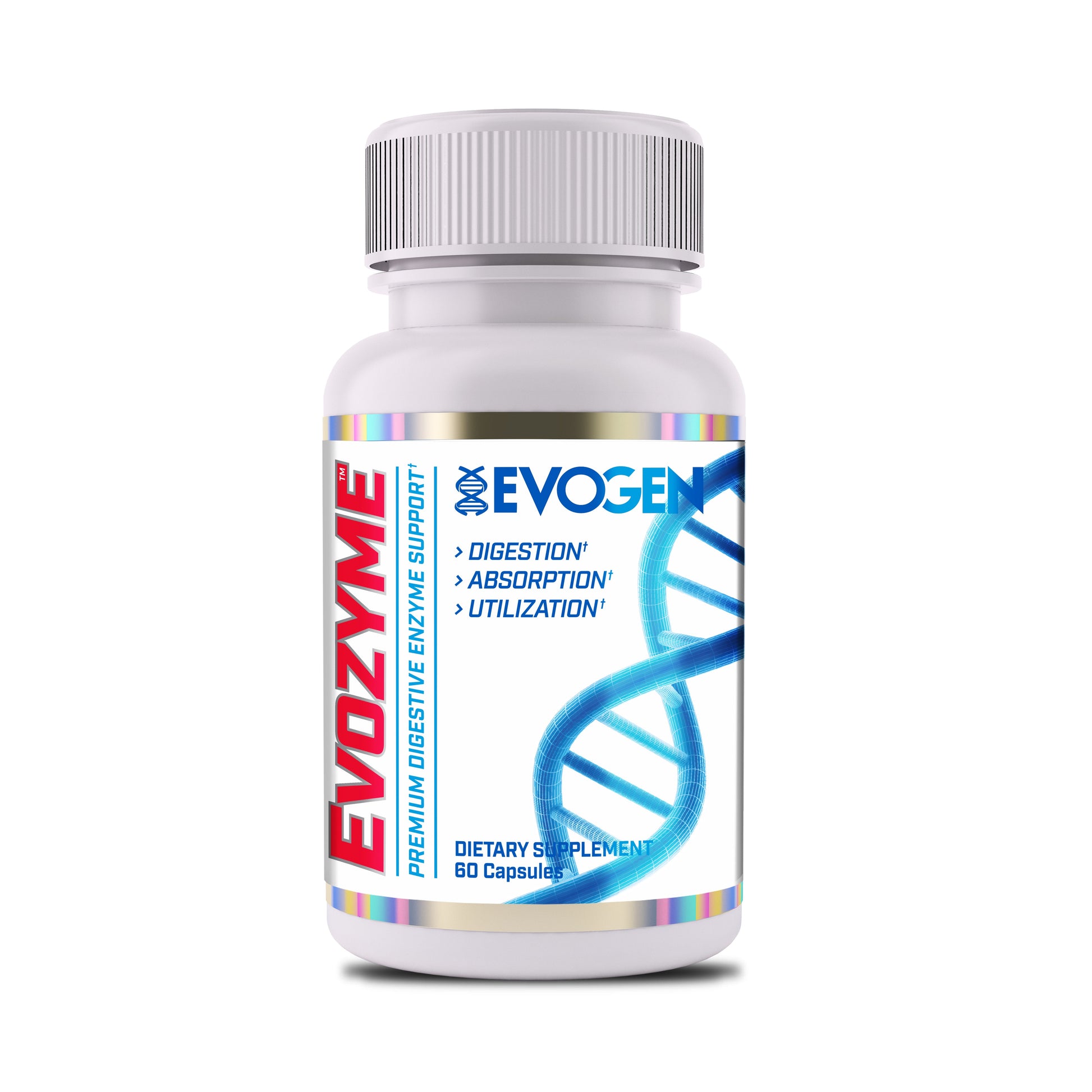 Evogen Nutrition Evozyme Enzyme Complex Soporte Digestivo Avanzado 60 Cápsulas