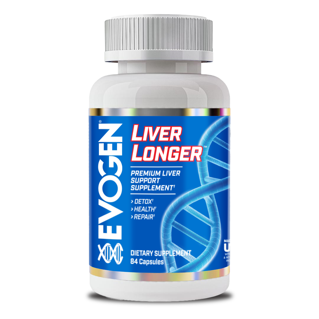 Evogen Nutrition Liver Longer Suplemento de Desintoxicación Hepática 21 Servicios