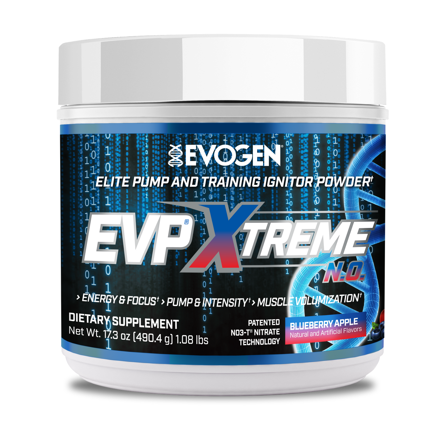 Evogen EVP Xtreme N.O. Pre-Entreno de Alta Estimulación 30 Servicios